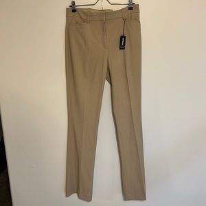 EXPRESS Tan-Beige Columnist Dress Pants